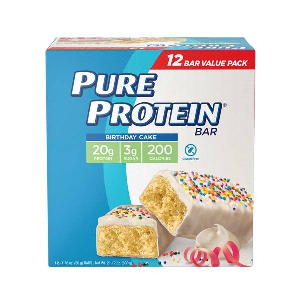 Pure Protein Pure Protein Bars - Birthday Cake (12 ct)