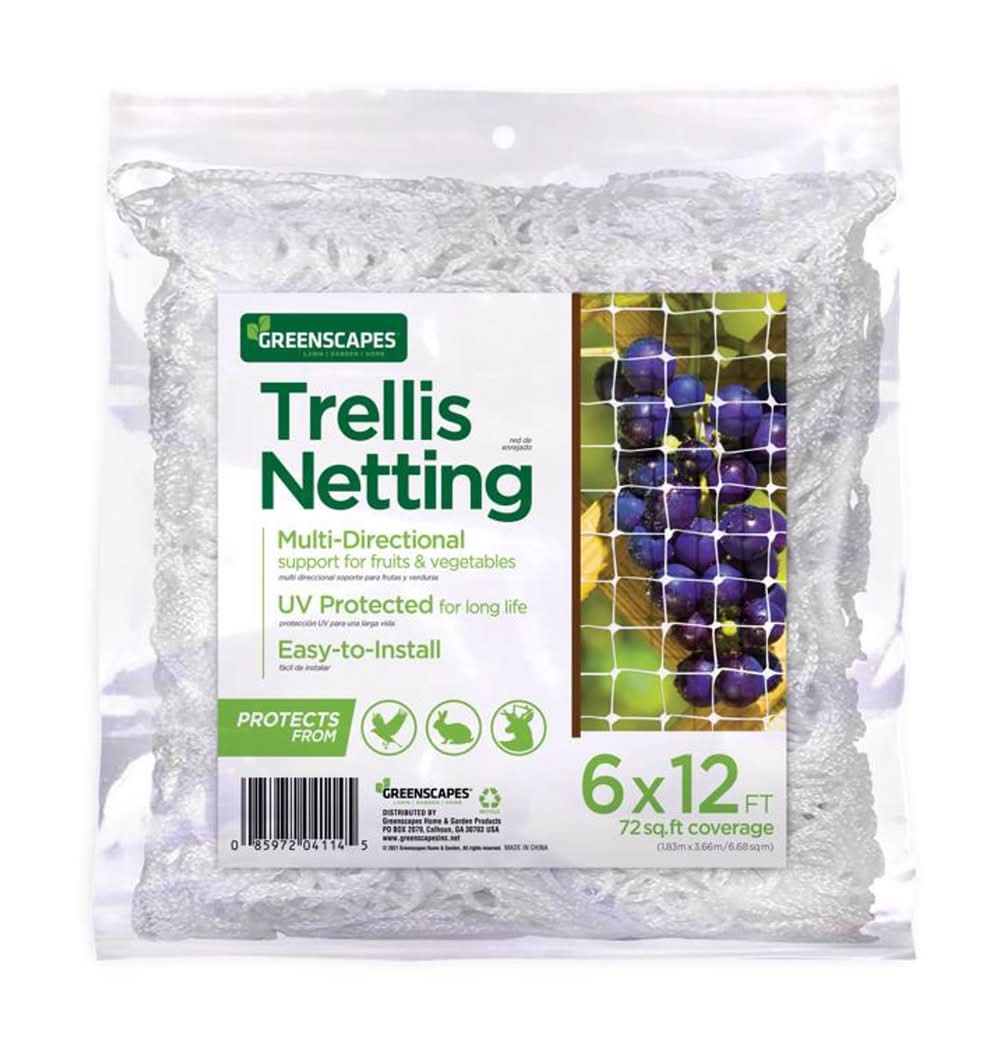 Greenscapes 12 Ft. L X 6 Ft. W 1 Pk Trellis Netting