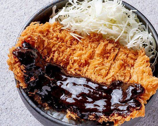 味噌チキンかつ丼 Chicken Cutlet Rice Bowl + Miso