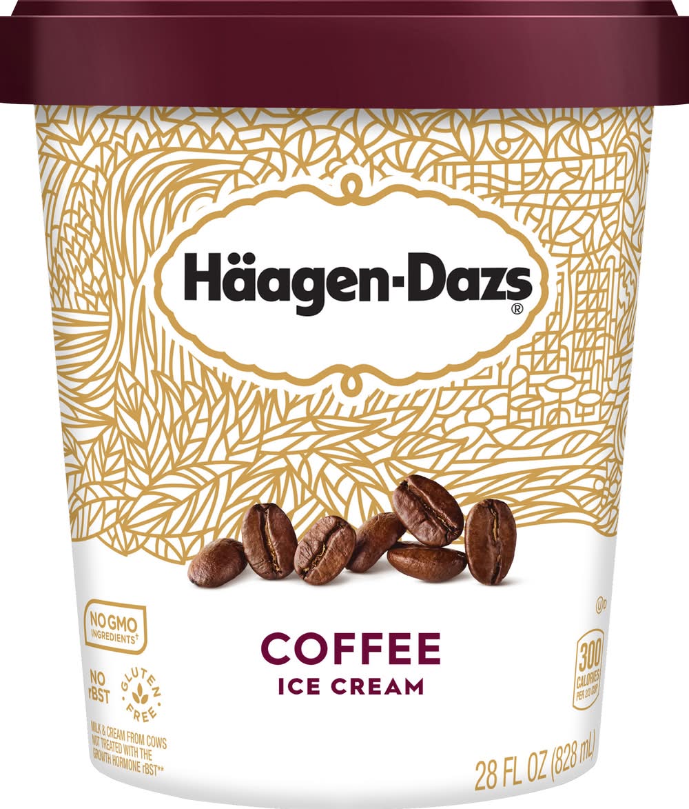 Häagen-Dazs Ice Cream, Coffee (28 fl oz)