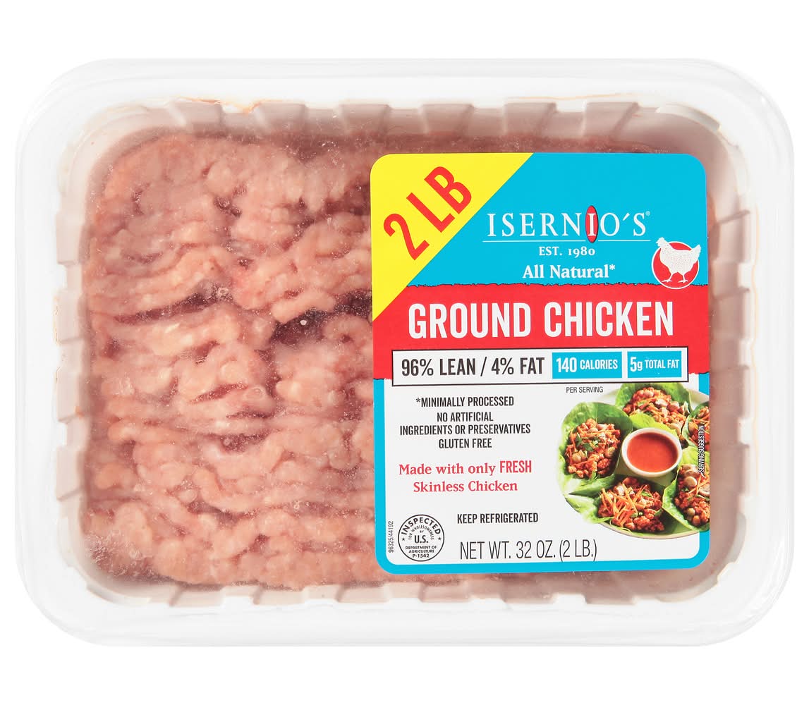 Isernio's Natural Ground Chicken (32 oz)