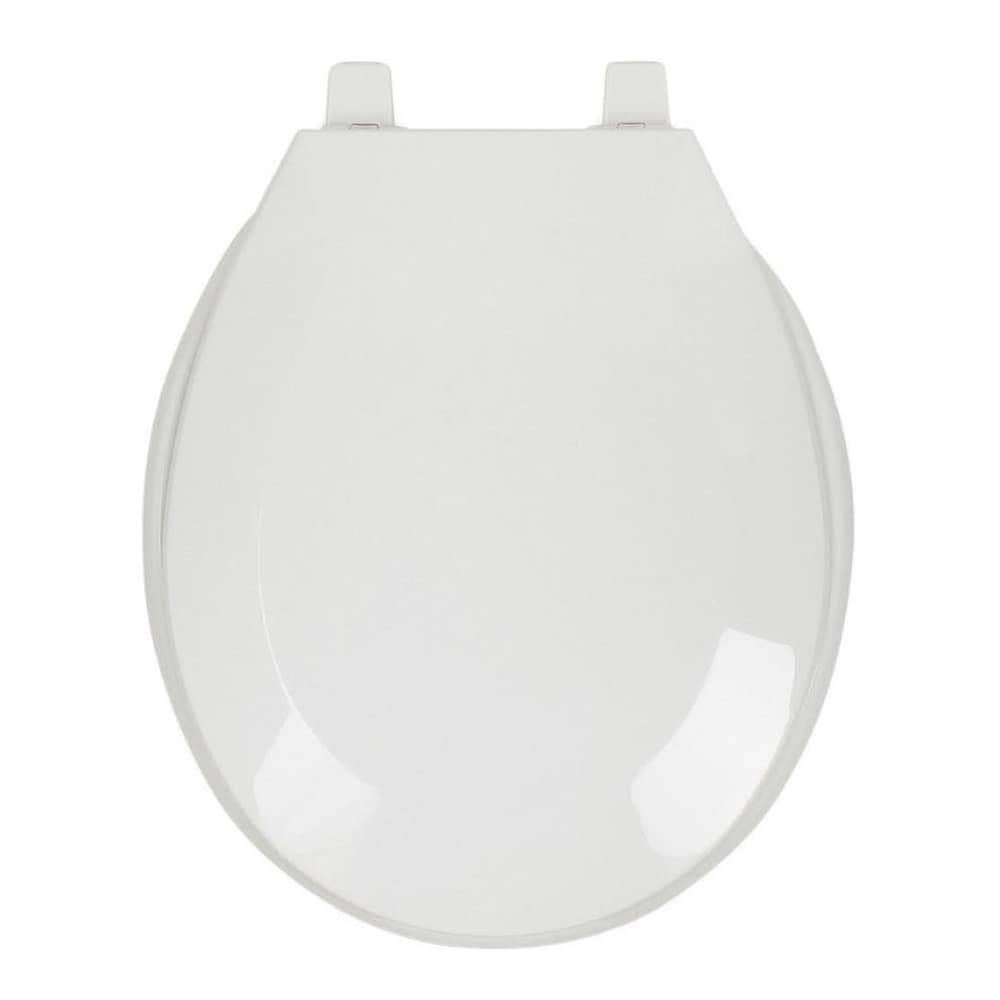 Project Source Plastic White Round Toilet Seat | HY-PP04