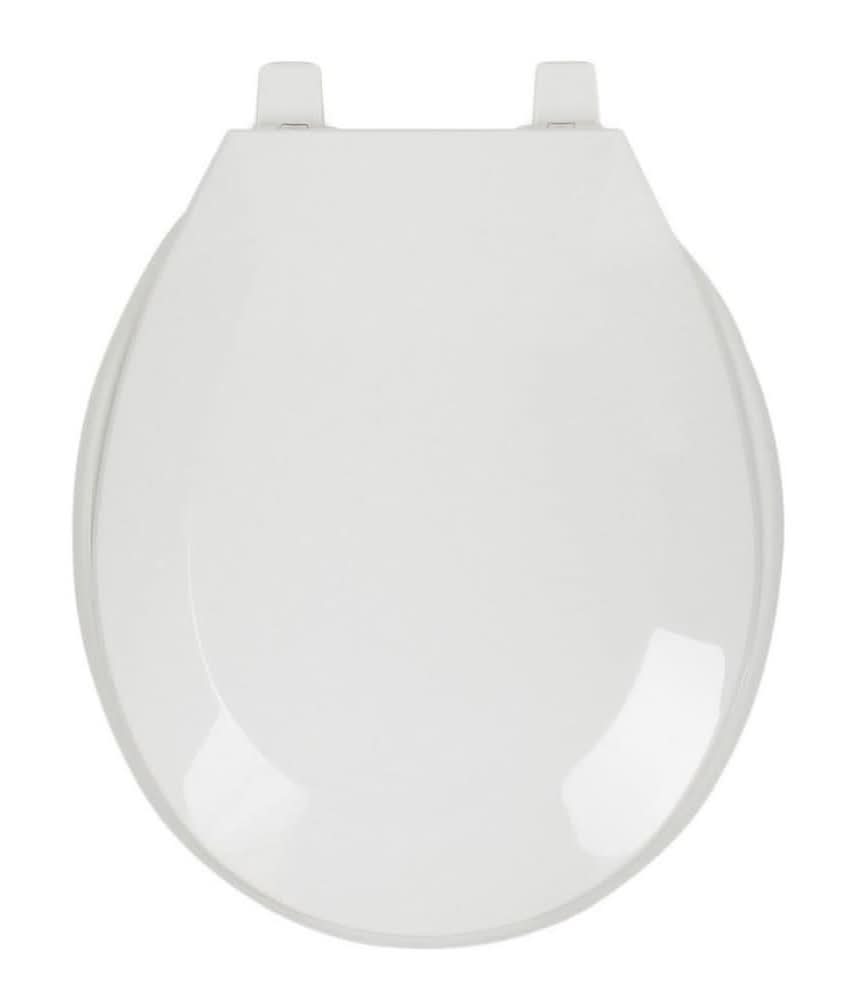 Project Source Plastic White Round Toilet Seat