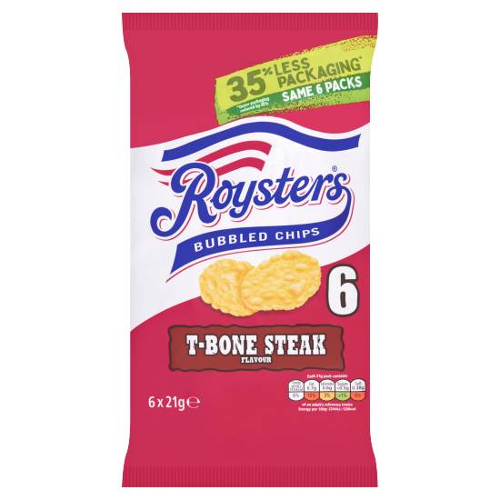 Roysters Bubbled Chips (t-bone steak )