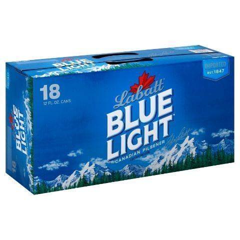 Labatt Blue Light 18 Pack 12oz Can