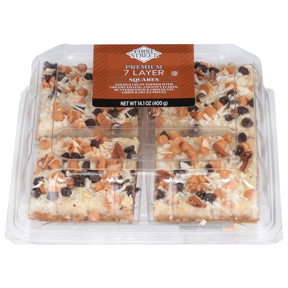 First Street Premium 7 Layer Squares (14.1 oz, 4 ct)