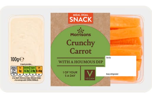 Morrisons Crunchy Carrot Houmous Dip (100g)