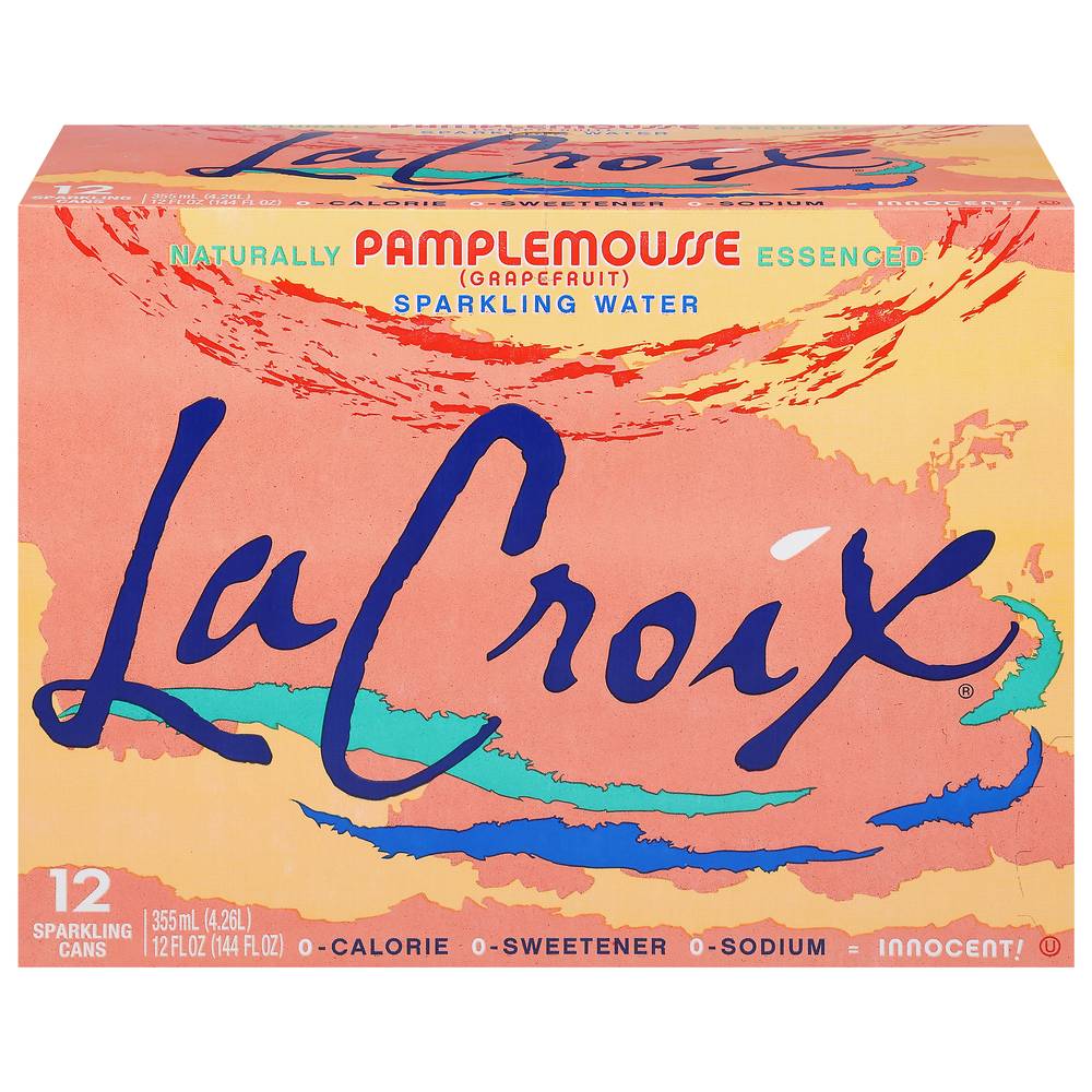 LaCroix Sparkling Water, Pamplemousse - Grapefruit (12 x 12 fl oz)