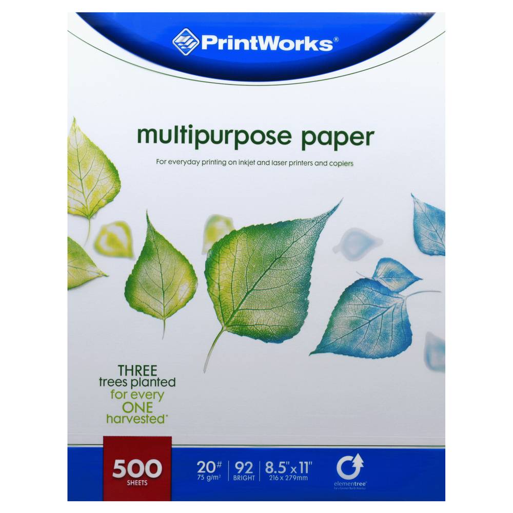 Printworks Multipurpose Paper( 500 Ct)(8.5'' X 11 '' )