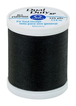 Coats & Clark Dual Duty Xp All-Purpose Thread, 125 yd., Black