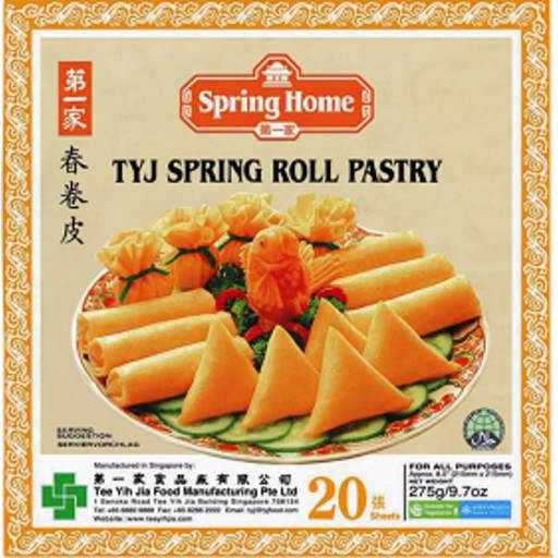 Tyj Spring Roll Pastry 275g