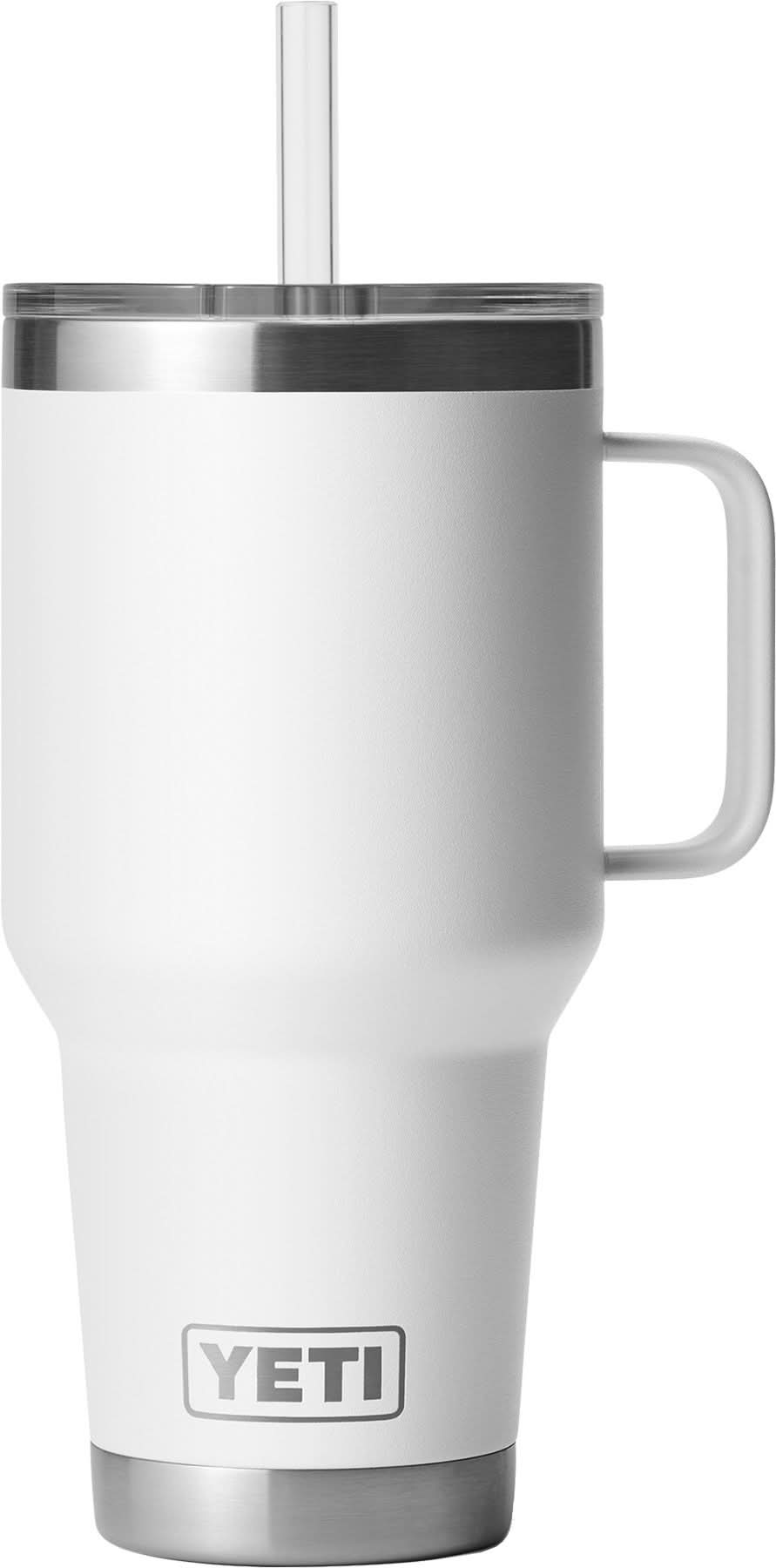 YETI 35 oz. Rambler Mug with Straw Lid (WHITE 2)