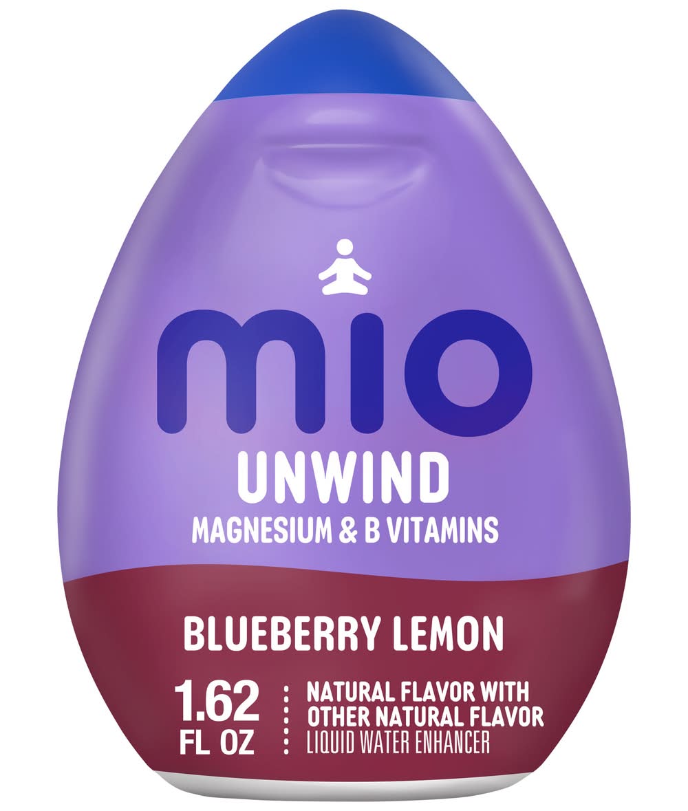 MiO Unwind Liquid Water Enhancer, Blueberry Lemon (1.62 fl oz)