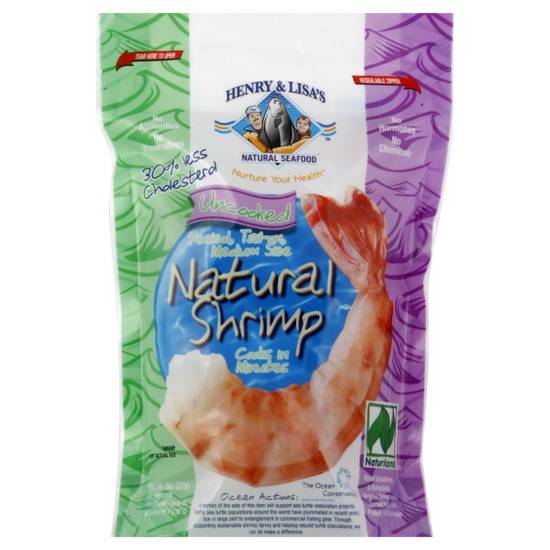 Henry & Lisa's Natural Shrimp Uncooked Peeled Tail