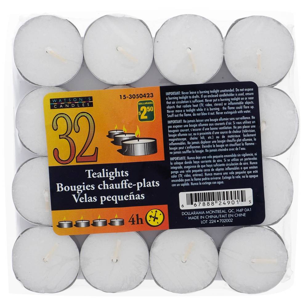 Tealights (32 ct)