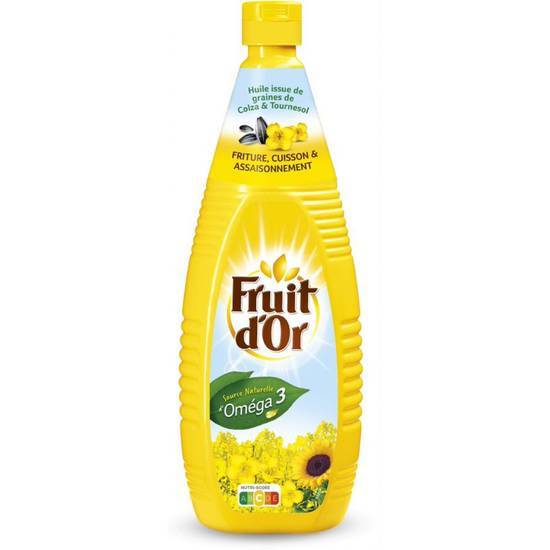 Fruit d'Or - Huile végétale riches en oméga 3 (1 L)