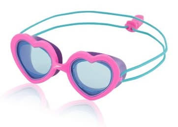 Speedo Kids Sunny Vibes Swim Goggles, Pink Heart