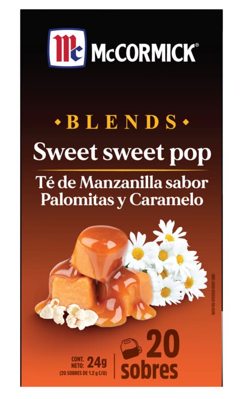 McCormick · Té blends de manzanilla, palomitas-caramelo (24 un)