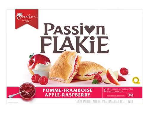 Vachon Passion Flakie Pastries, Apple-Raspberry (305 g, 6 ct)