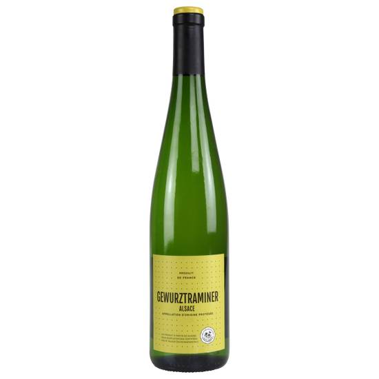 Gewurztraminer Alsace, vin blanc franprix 75cl