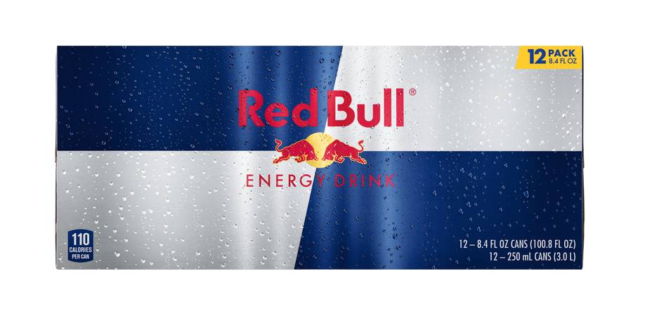 Order Red Bull Energy Drink (8.4 oz x 12 ct) food online from Rite Aid store, Shawnee on bringmethat.com