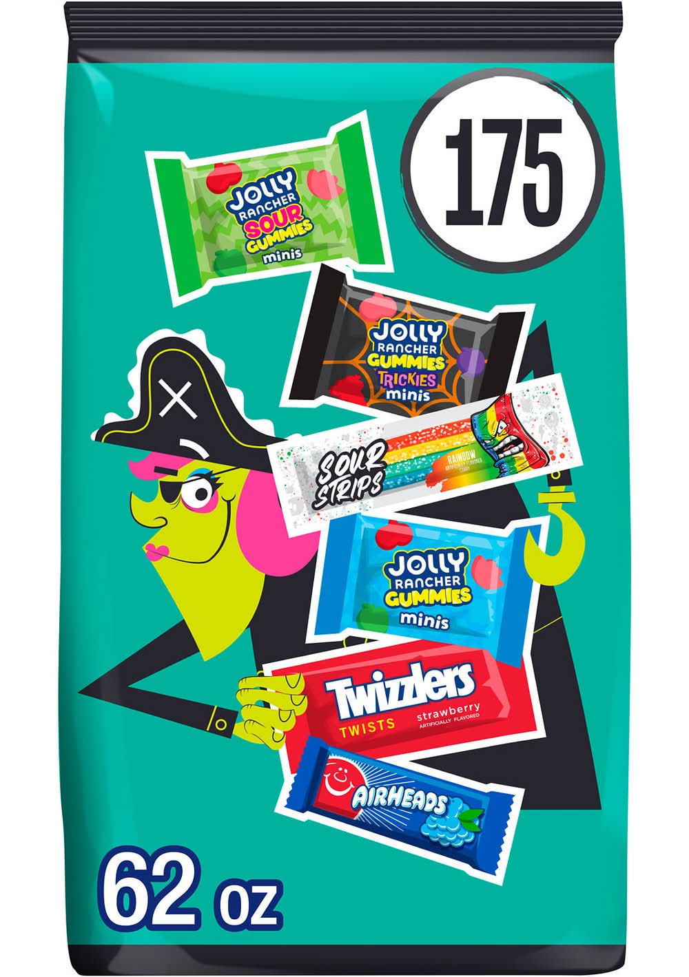 Hershey's Halloween Candy Bulk Bag, Fruit (62 oz, 175 ct)