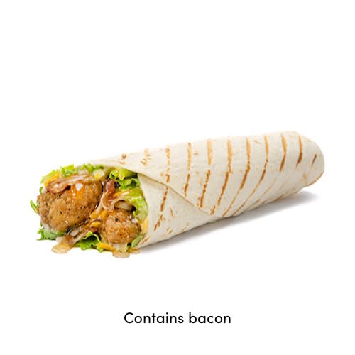 NEW! Hot Honey Crispy Chicken & Bacon Wrap