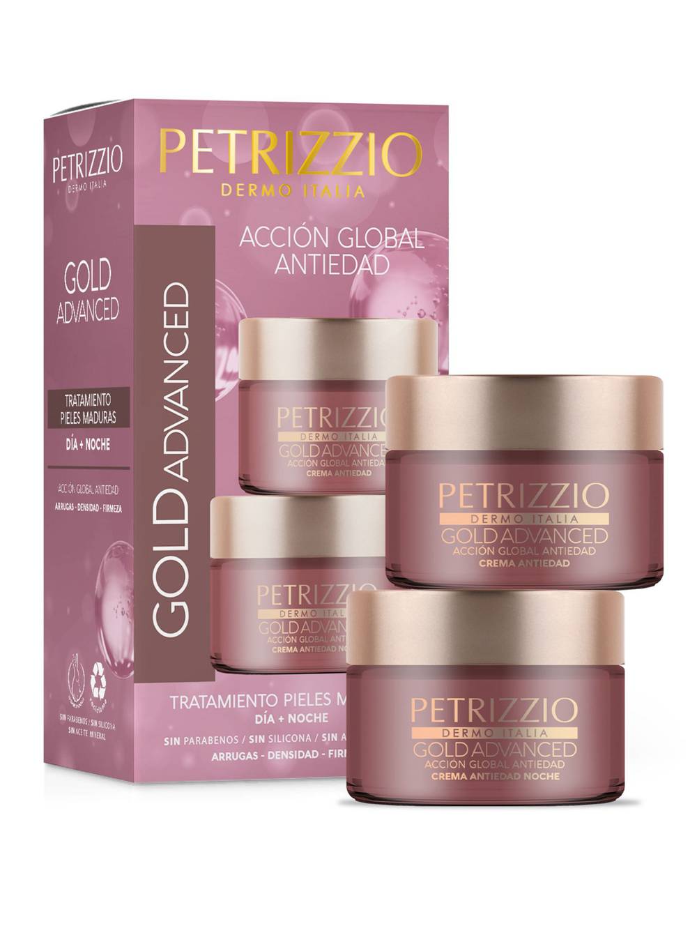 Petrizzio estuche crema gold advanced día + noche (2 un)