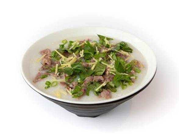 Fresh Beef Sliced Congee/牛肉粥 C02