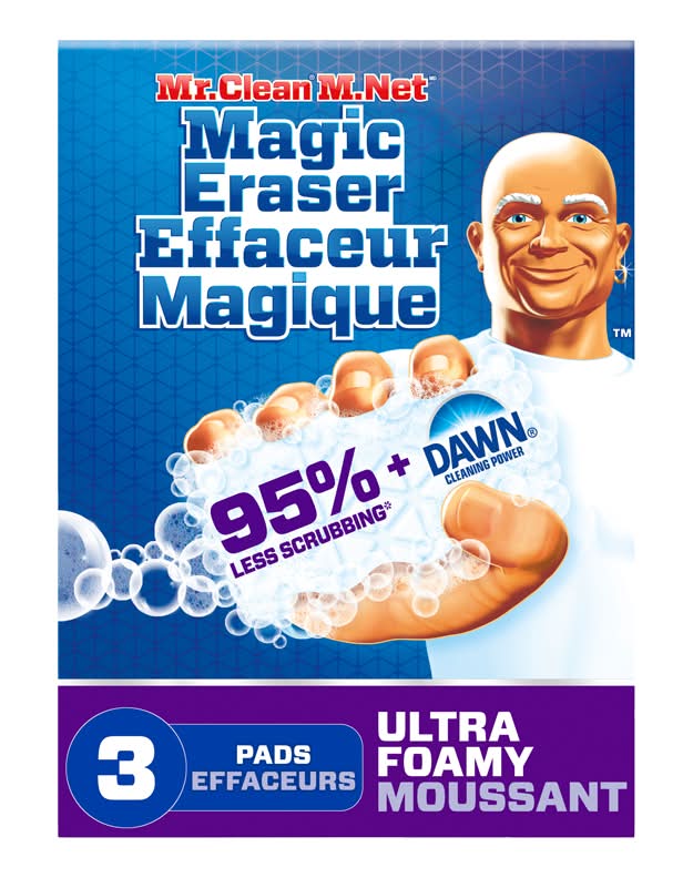 Mr. clean - nettoyant multi surfaces éponge moussante effaceur magique (3 unités)