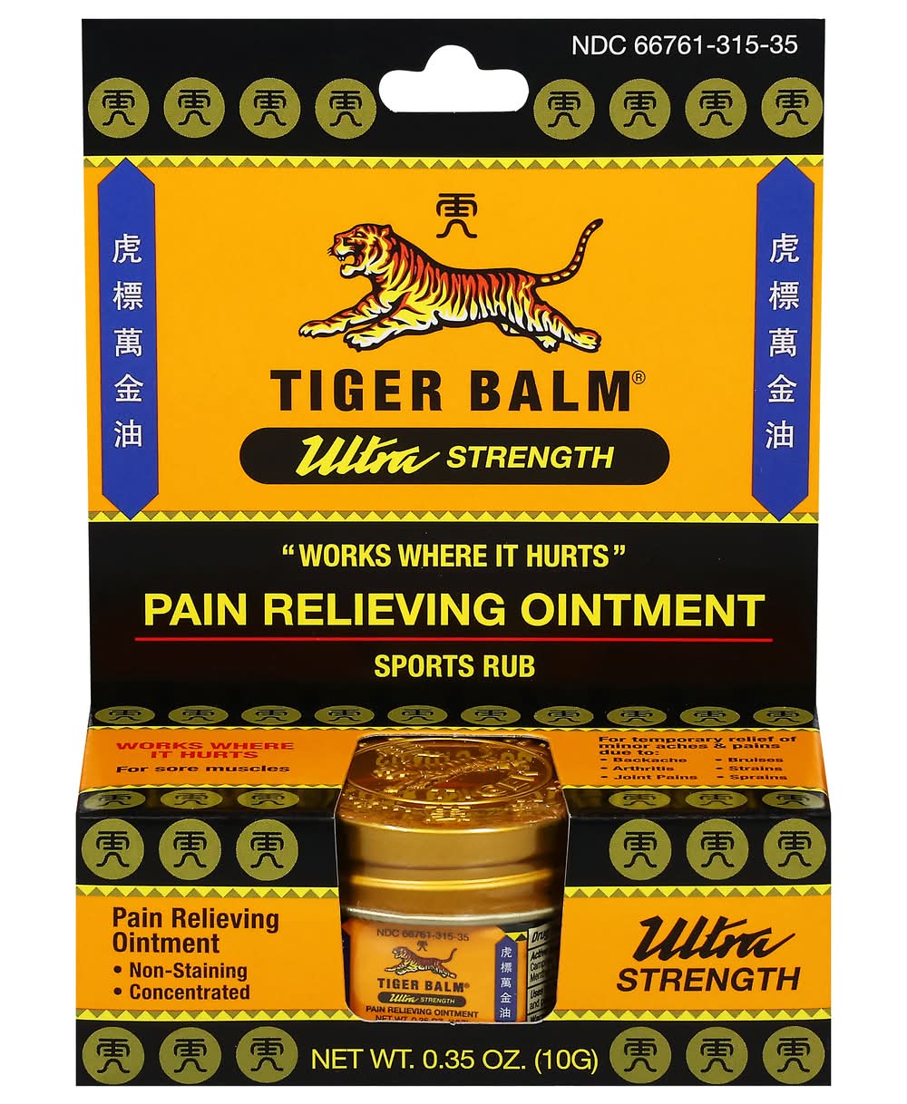 Tiger Balm Ultra Strength Pain Relieving Ointment