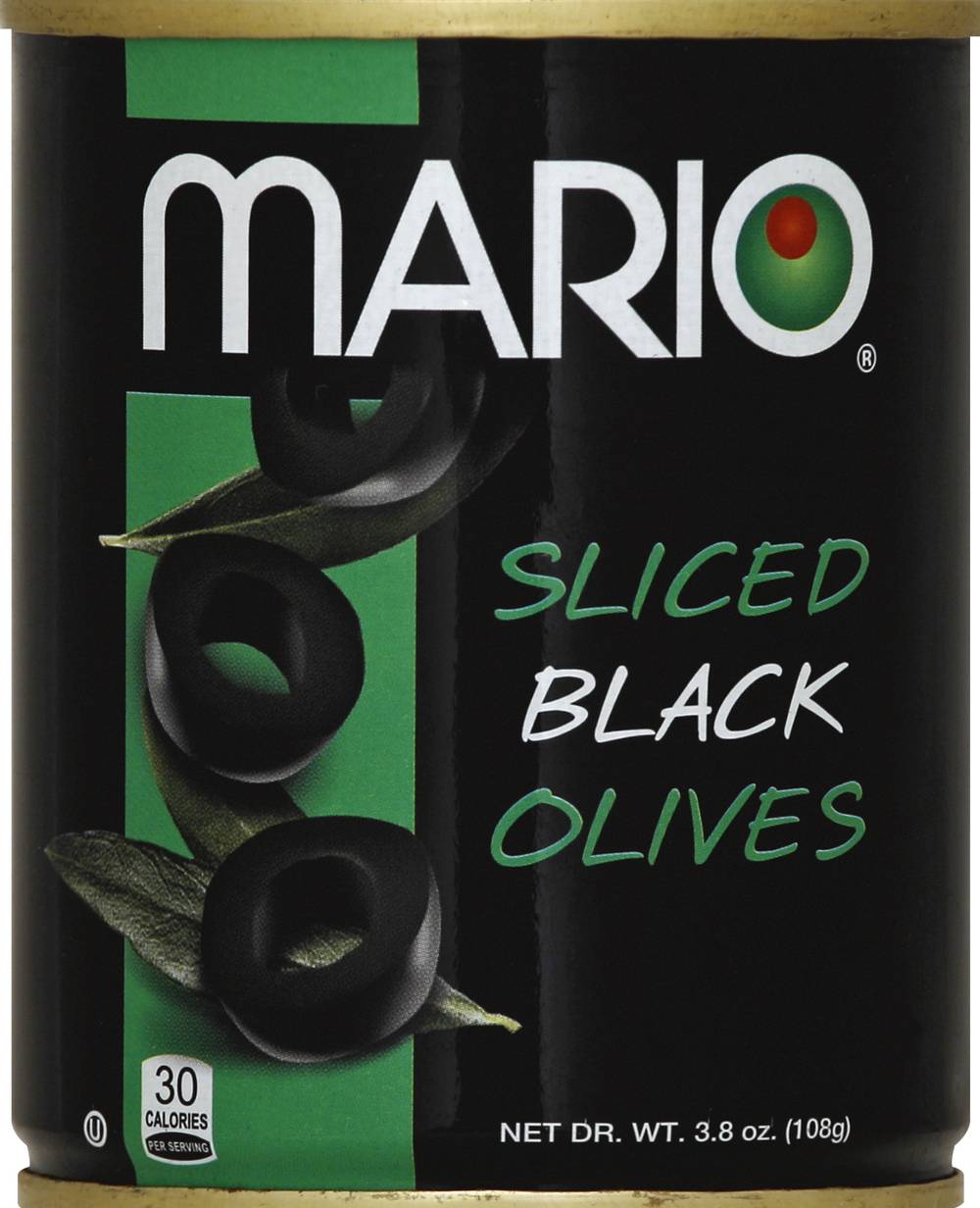 Mario Sliced Black Olives (3.8 oz)