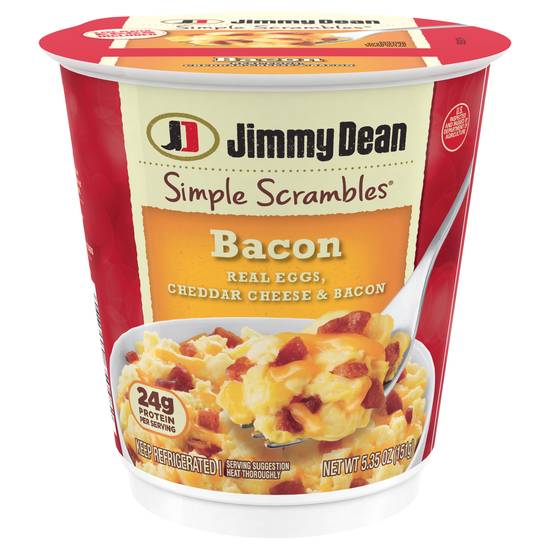 Jimmy Dean Simple Scrambles Bacon Breakfast Cup (5.4 oz)