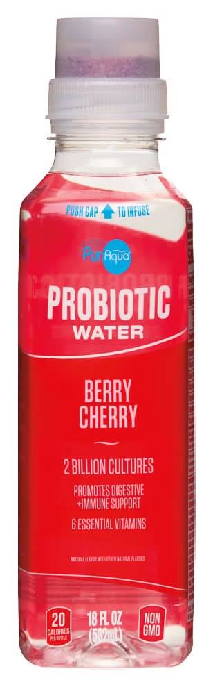 PurAqua Berry Cherry Probiotic Water