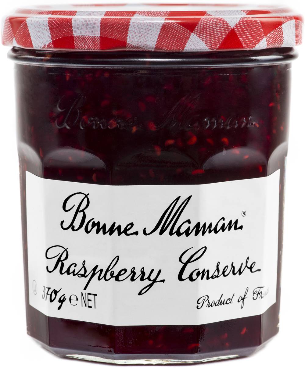 Bonne Maman Raspberry Preserve Jam, Raspberry (370g)