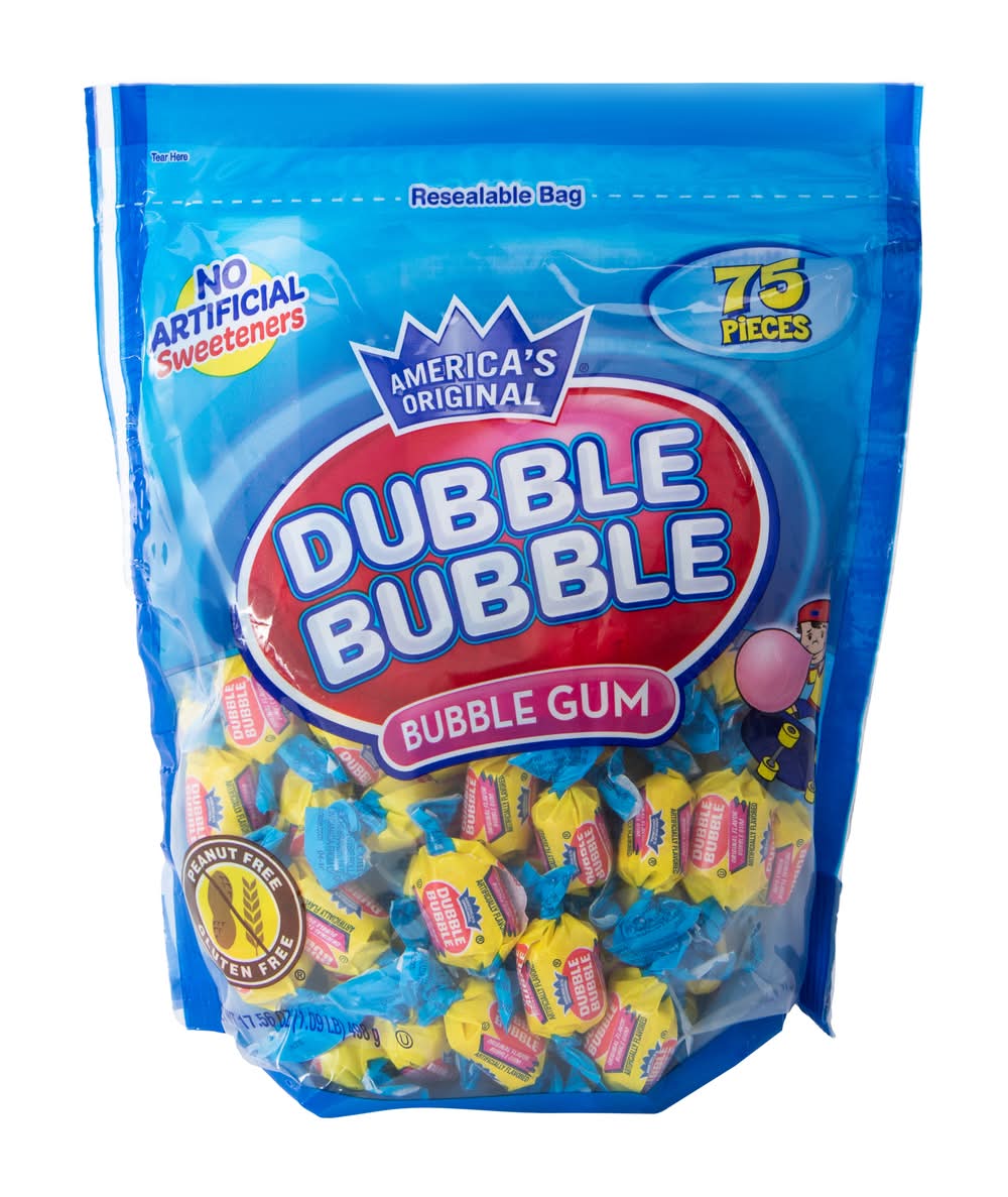 Dubble Bubble - Bubble Gum Bag 75-Count