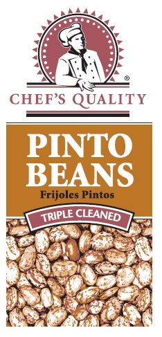 Chef's Quality - Triple Cleaned Pinto Beans - 25 lbs (1 Unit per Case)