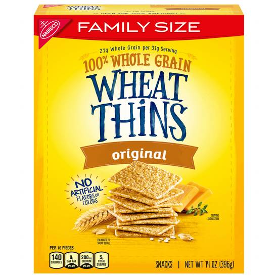 Wheat Thins 100% Whole Grain Original Snacks