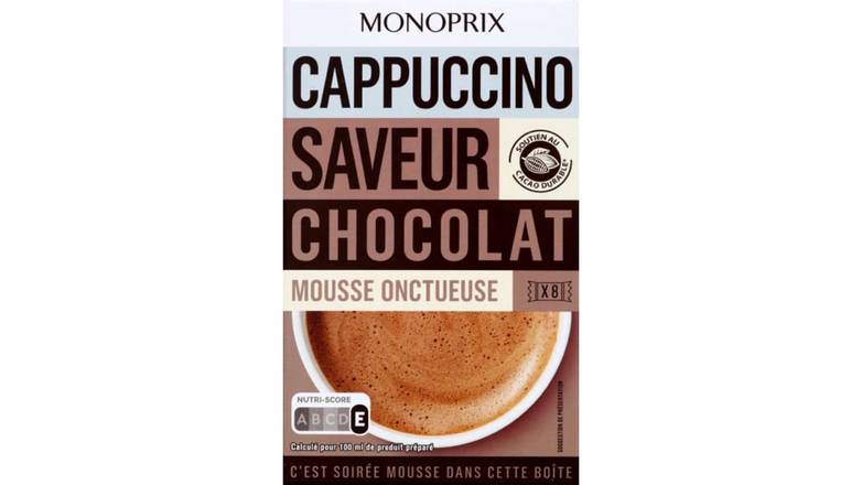 Monoprix - Café soluble cappuccino (144 g) (chocolat)