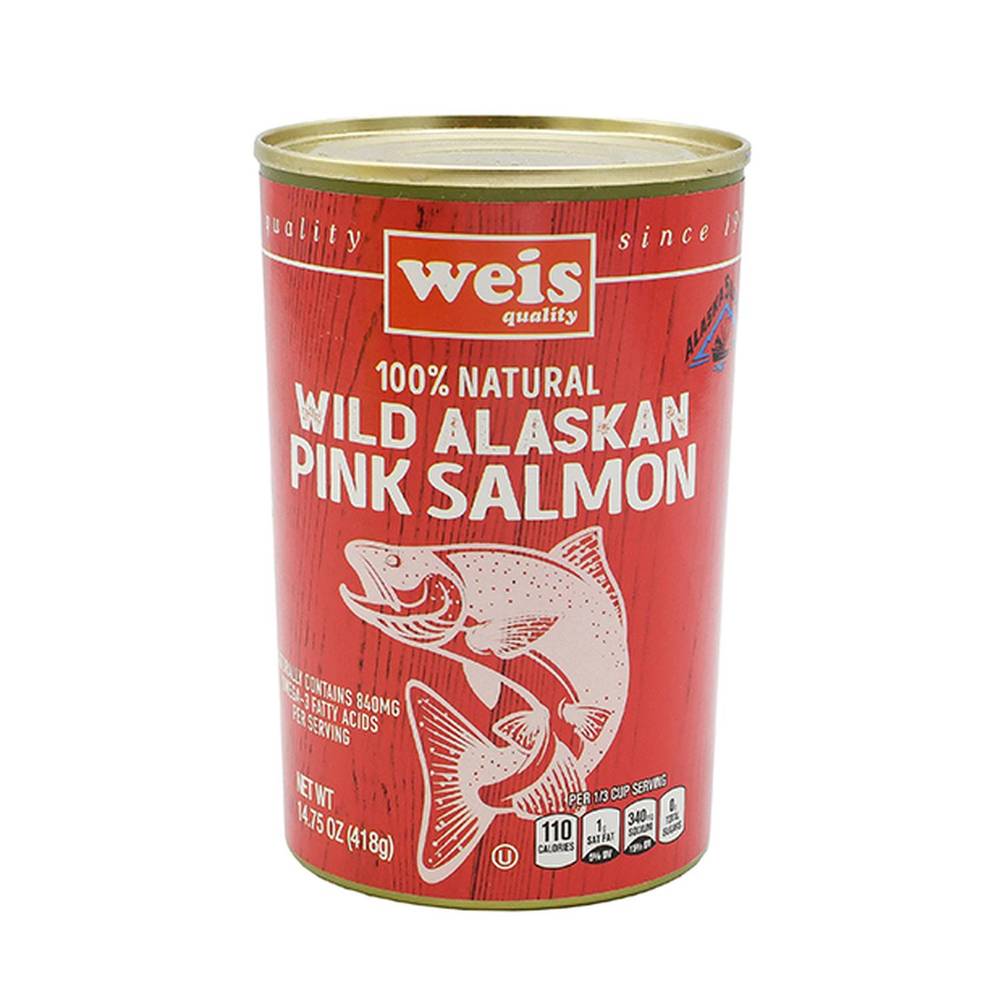 Weis Natural Wild Alaskan Pink Salmon (14.75 oz)