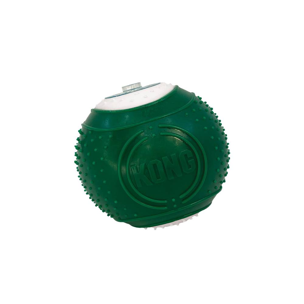 KONG Dental Ball & Teeth Cleaning Gel Dog Toy, Large, Green