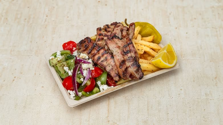 Pork souvlaki Grill Box
