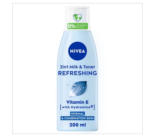 Nivea 2In1 Milk & Refreshing Toner (200ml)