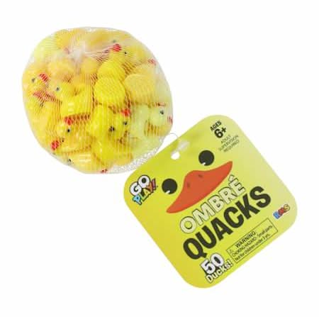 Go Play! Quacks Toy Pack 50-Count Yellow Ombre Quacks