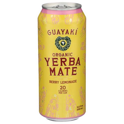 Guayaki Organic Yerba Mate, Berry Lemonade (15.5 fl oz)