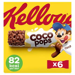 Kellogg's Coco Pops Breakfast Cereal Bars 6 x 20g