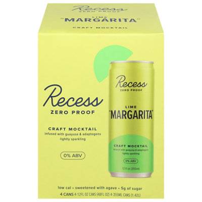 Recess Craft Mocktail Margarita (4 pack, 12 fl oz) (lime)