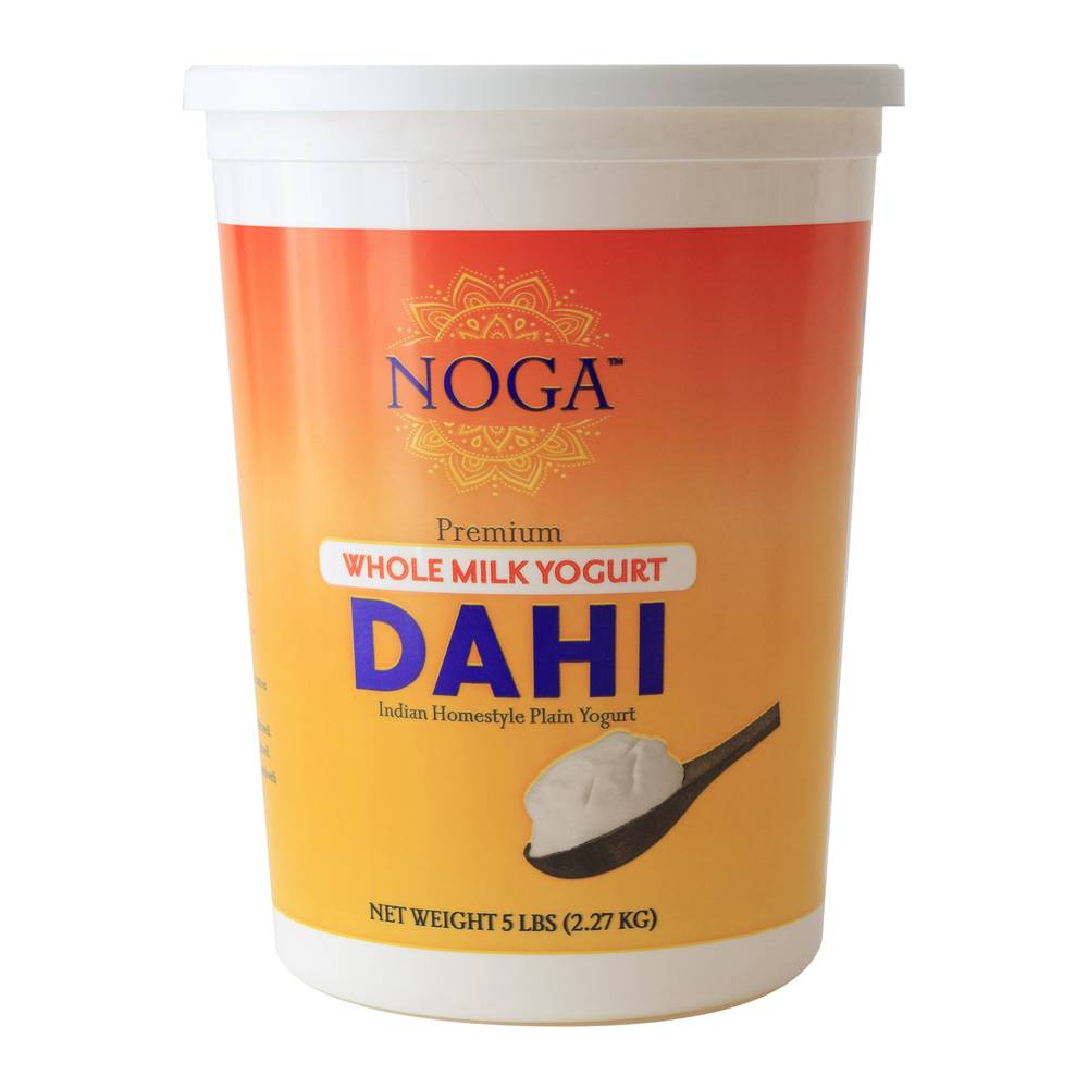 Noga Dahi Indian Style Plain Whole Milk Yogurt (5 lb)