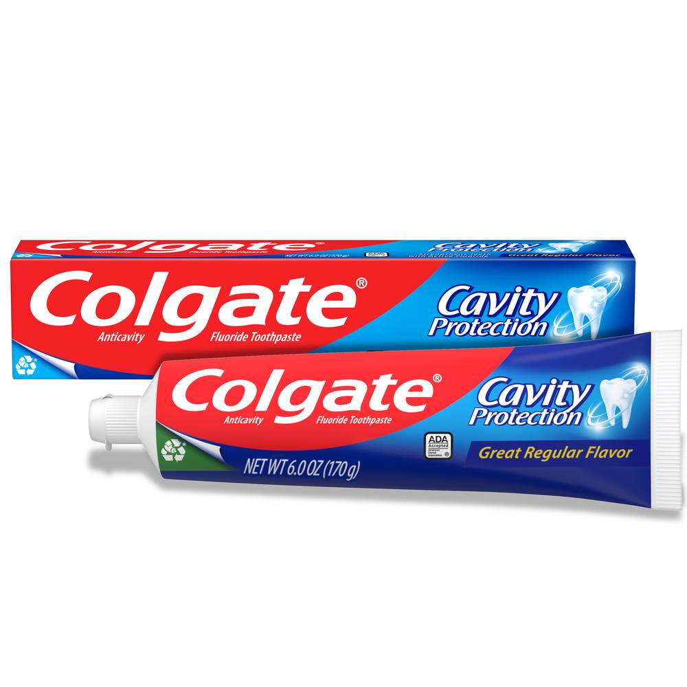 Colgate Fluoride Great Regular Anticavity Protection Toothpaste (6 oz)