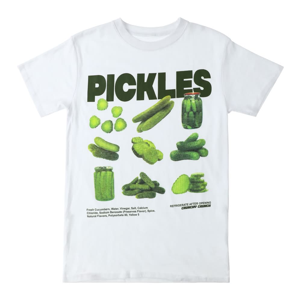 Pickles Graphic Tee Small White